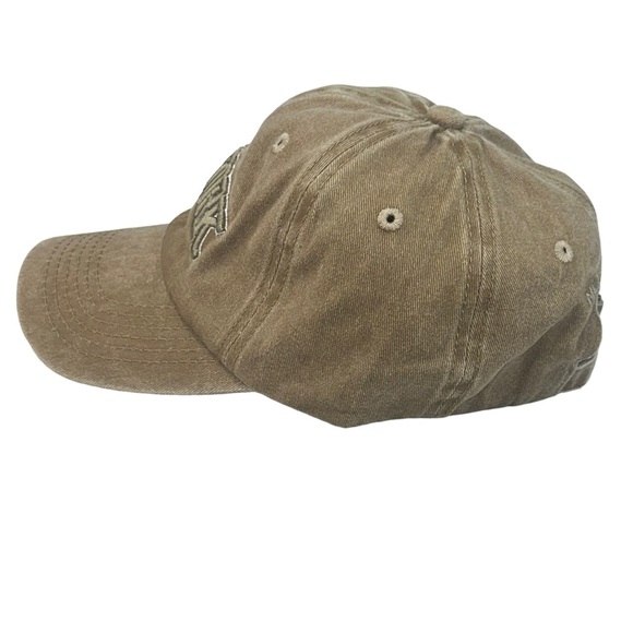 New York Baseball Distressed Mineral Wash Cap Green - Picture 9 of 9